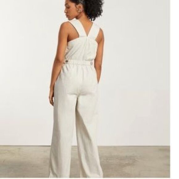 Everlane Fatigue Apron Wide Leg Jumpsuit Size 4 - Picture 2 of 9
